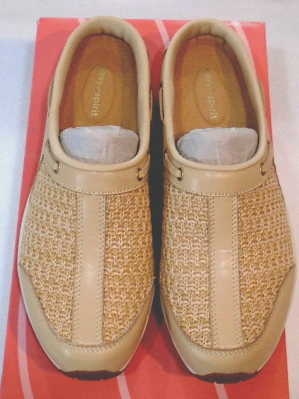 EASY SPIRIT 9.5M Clogs seTravelport 195 Light Natural - NEW